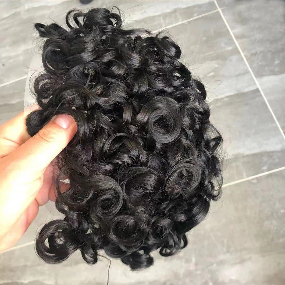 Toupet afro bouclé 20 mm - cheveux humains | Afro King product image 2