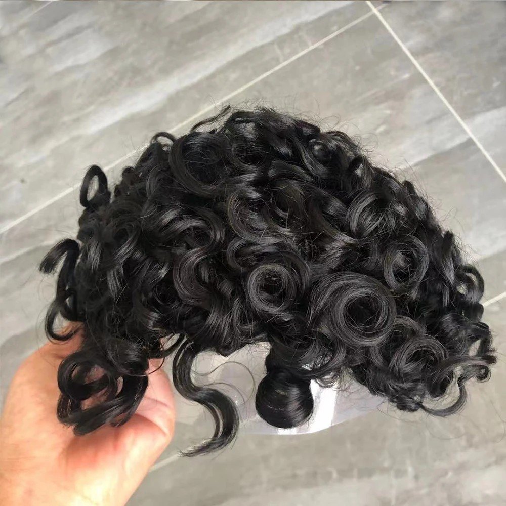 Toupet afro bouclé 20 mm - cheveux humains | Afro King product image 4