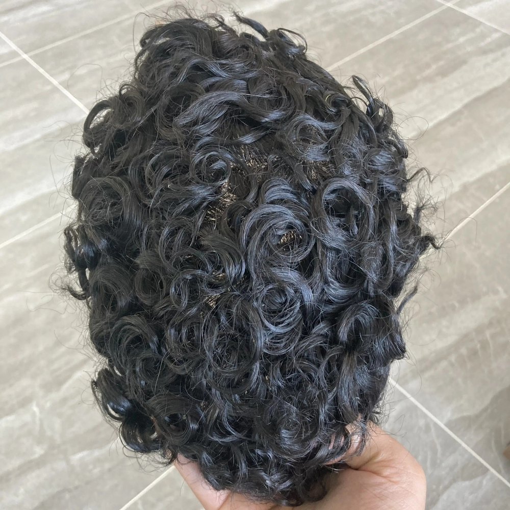 Toupet afro bouclé 20 mm - cheveux humains | Afro King product image 5