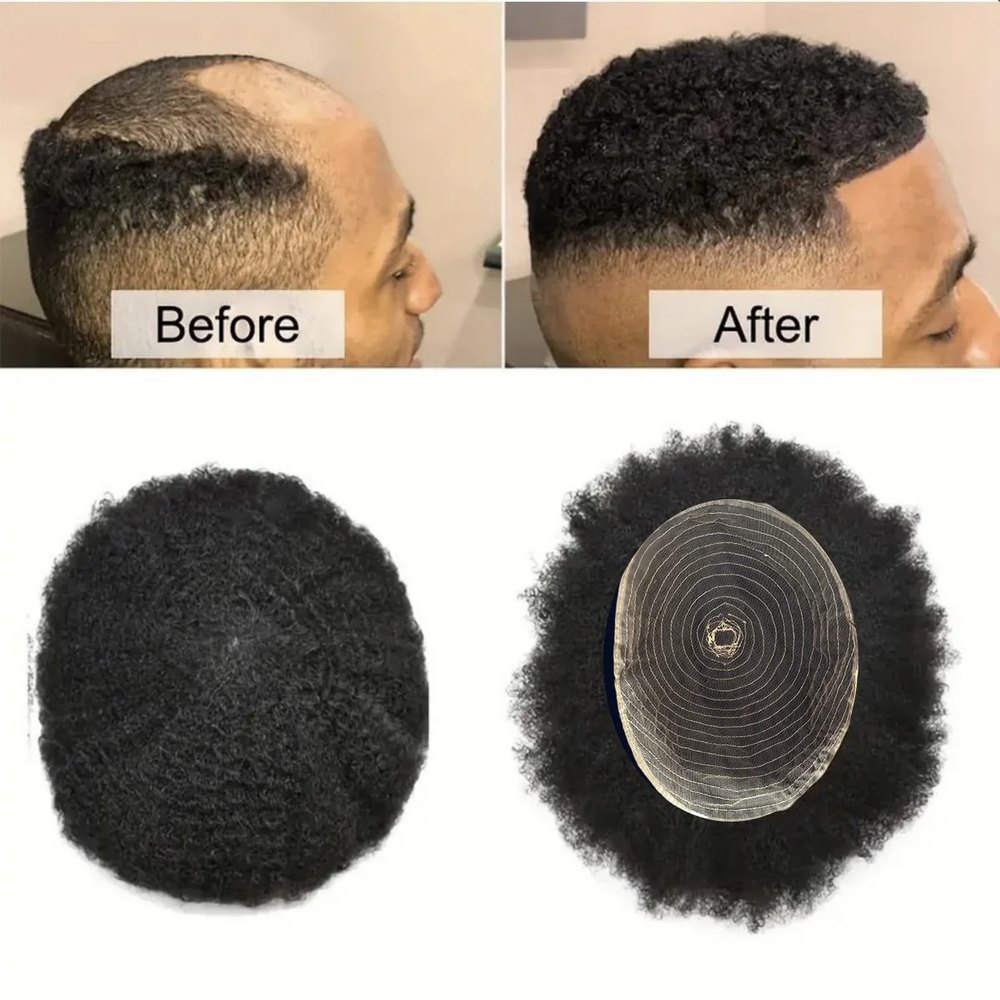 Toupet afro Essentiel - cheveux humains | Afro King product image 2