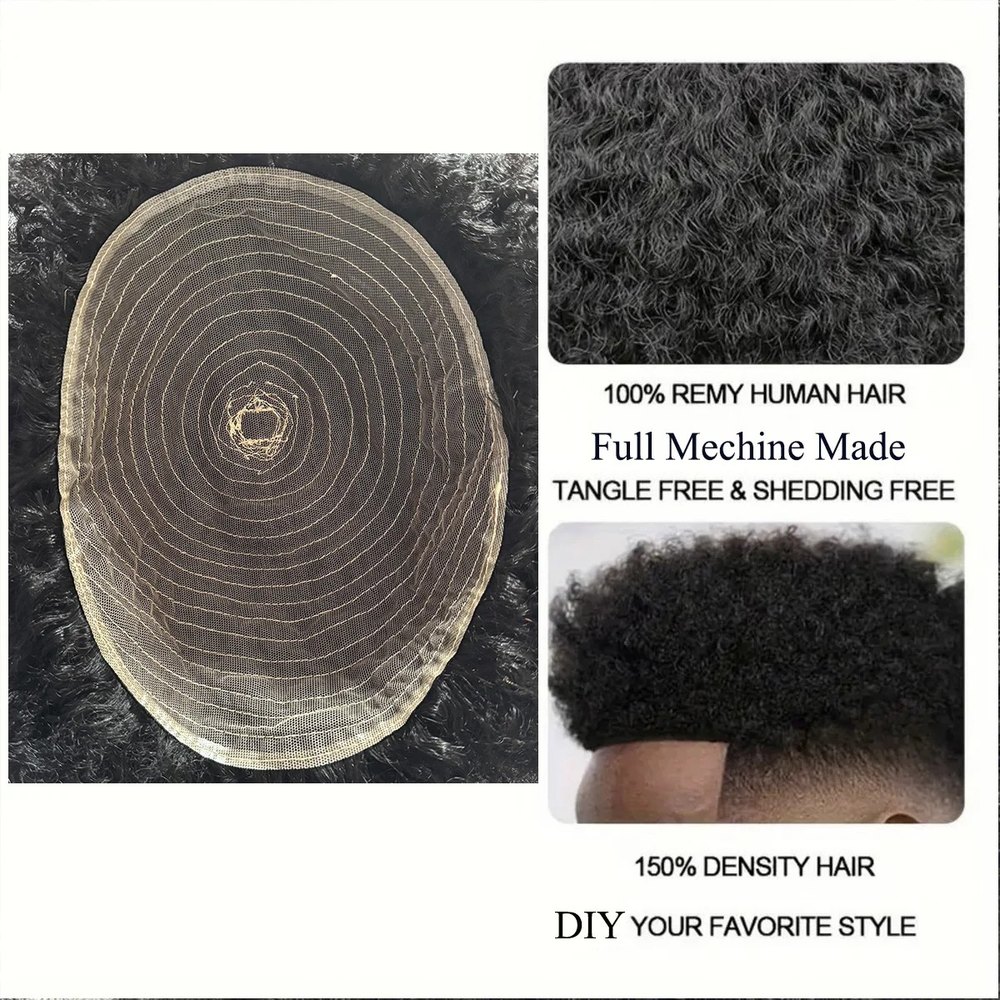 Toupet afro Essentiel - cheveux humains | Afro King product image 3