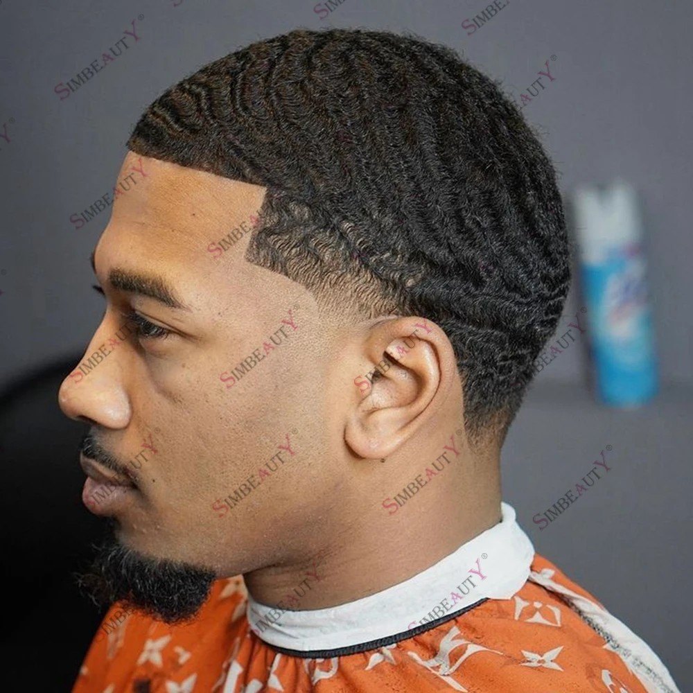 Toupet deep waves 10 mm base mono - cheveux humains | Afro King product image 5