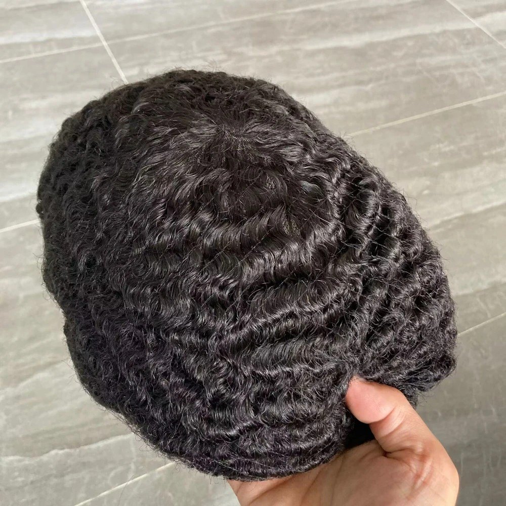 Toupet deep waves 10 mm base mono - cheveux humains | Afro King product image 2