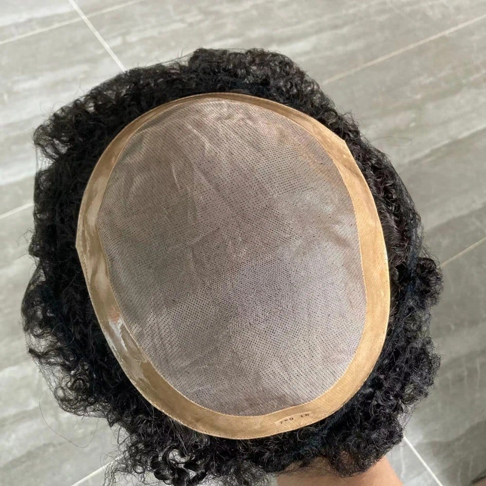 Toupet deep waves 10 mm base mono - cheveux humains | Afro King product image 4