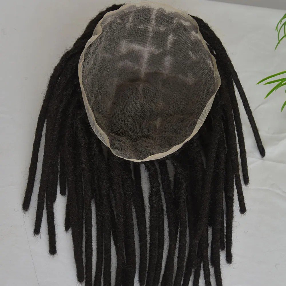 Toupet dreadlocks 12 pouces full lace - cheveux humains | Afro King product image 4