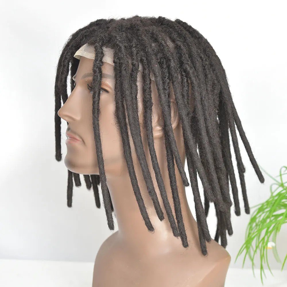 Toupet dreadlocks 12 pouces full lace - cheveux humains | Afro King product image 5