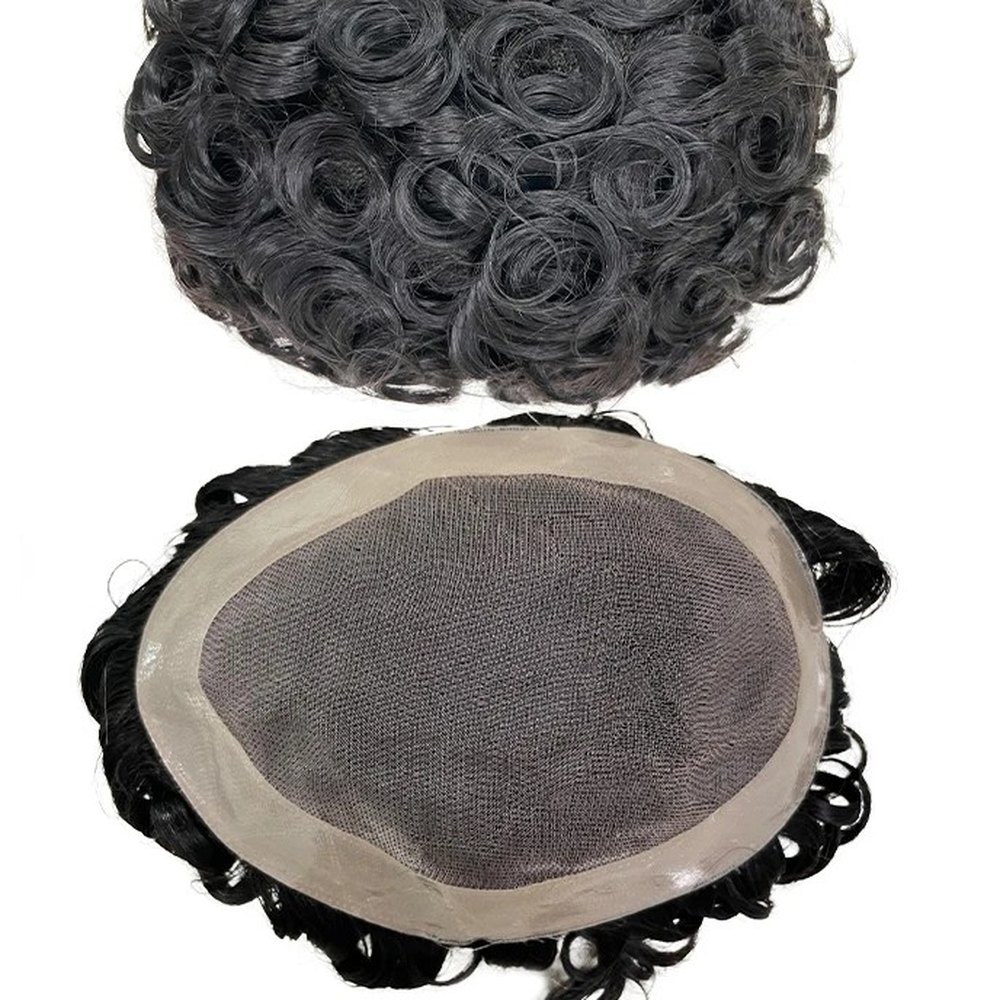 Toupet water wave base mono fine - cheveux humains | Afro King product image 2