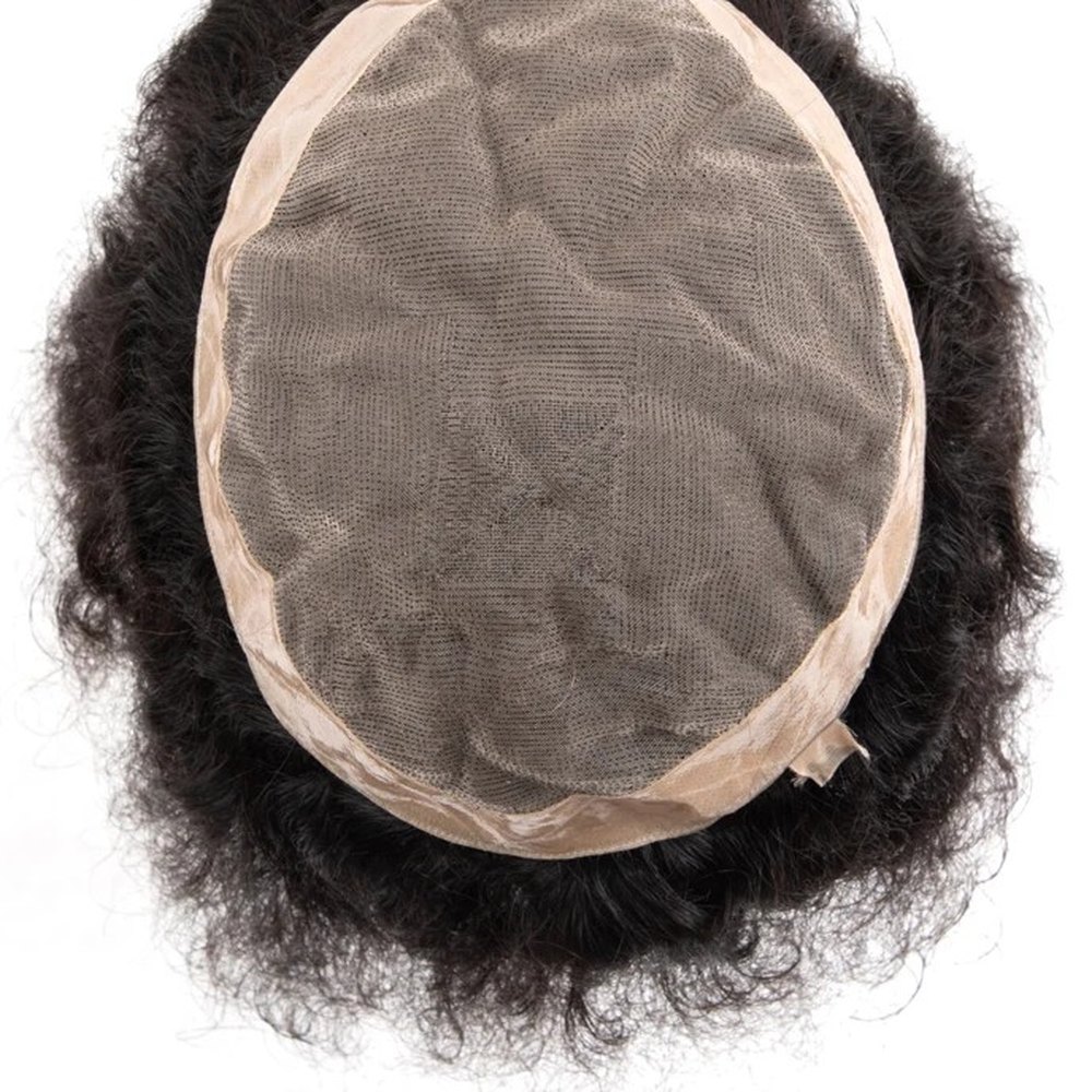 Toupet water wave base mono fine - cheveux humains | Afro King product image 3