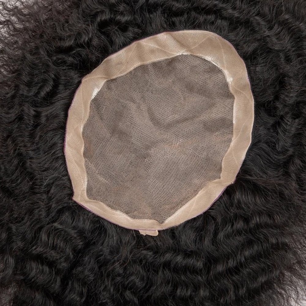 Toupet water wave base mono fine - cheveux humains | Afro King product image 4