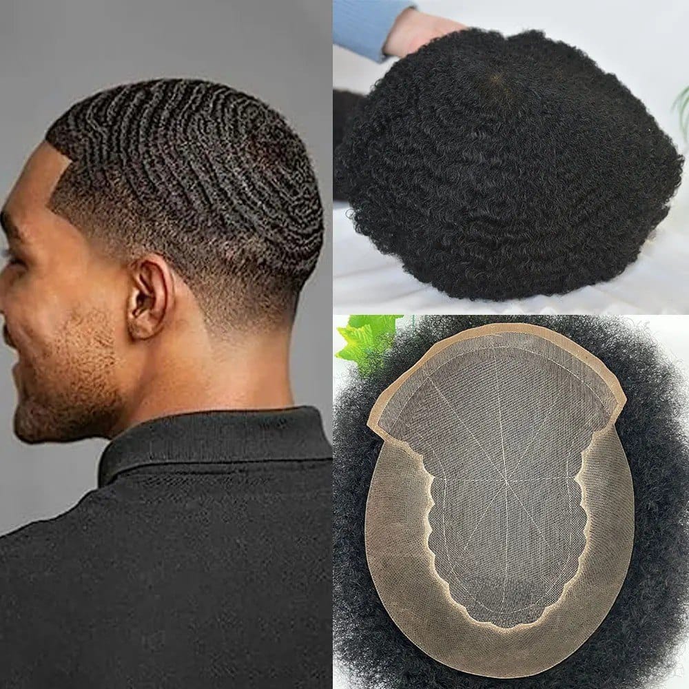 Toupet waves 360 6 mm full lace - cheveux humains | Afro King product image 1