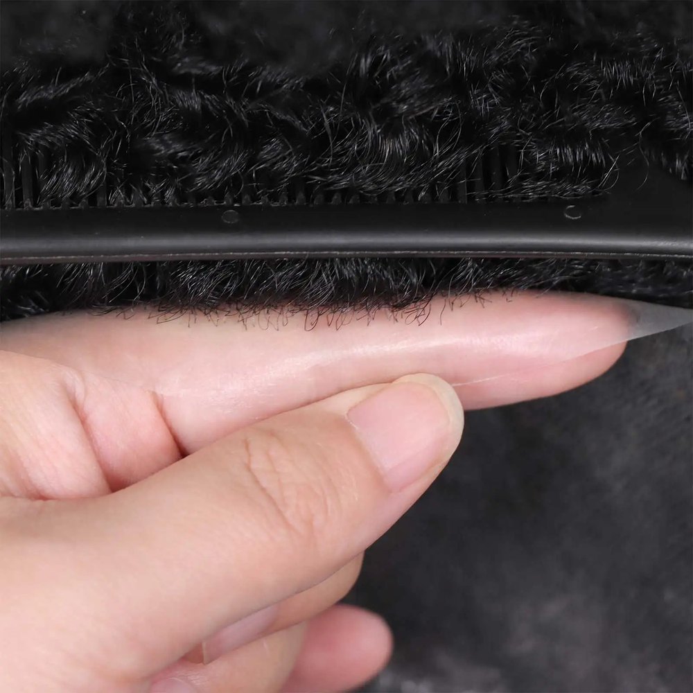 Toupet waves 360 base peau fine - cheveux humains | Afro King product image 6